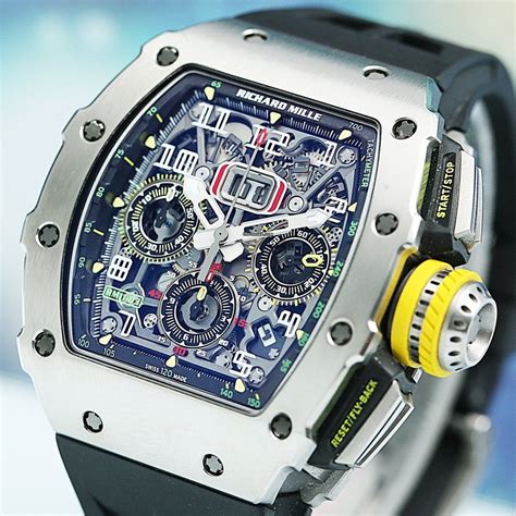 richard mille watch silver|Richard Mille pre owned watch.